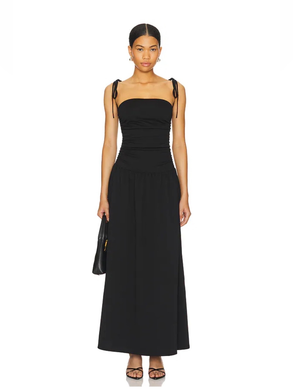 All the Ways on Revolve Orelia Maxi Dress in Black Size XXS